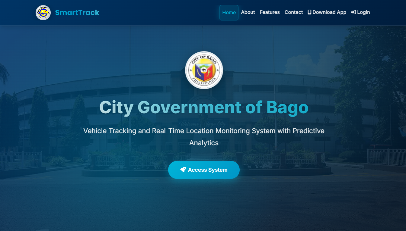 Smart Track: City Government of Bago Vehicle Tracking and Real-Time Monitoring System with Predictive Analytics